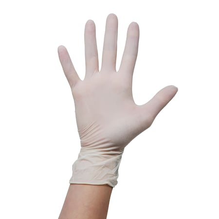 Kleen Chef 100% Natural Rubber Latex, Natural, Medium, 100 PK KC-MS-M-DLG-1NR